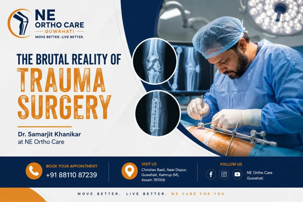 Dr. Samarjit Khanikar at NE Ortho Care Trauma Surgery