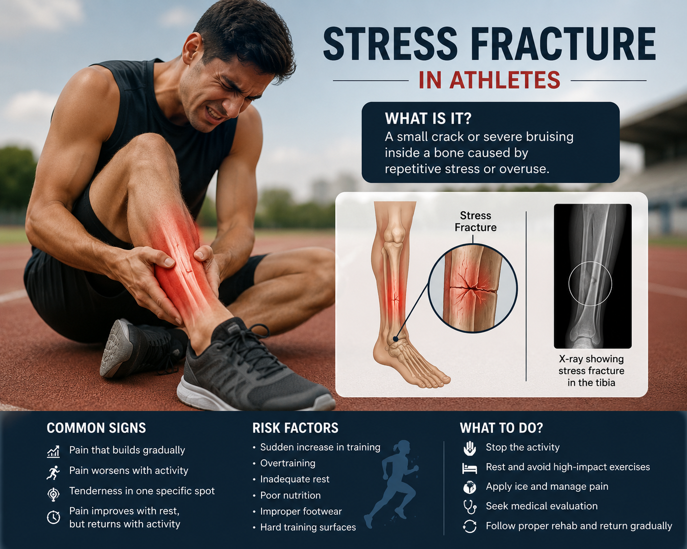 stress fracture and signs
