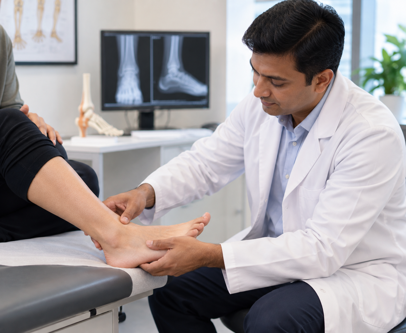 Sprain ankle Doctor Evaluation